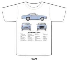 Volvo P1800S 1966-68 T-shirt Front